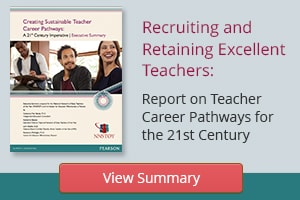 Recruiting and Retaining Excellent Teachers: Report on Teacher Career Pathways for the 21st Century
