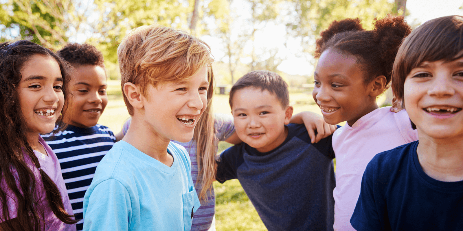 6 smiling children