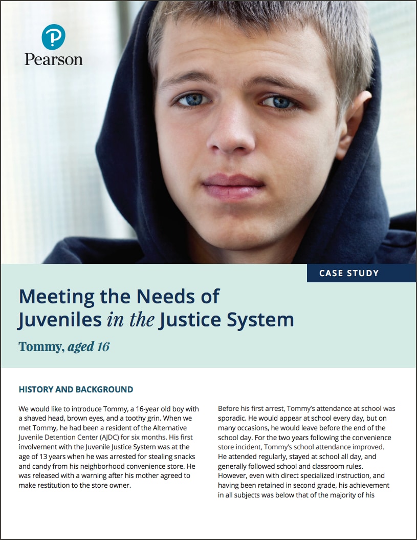 Meeting the needs of juveniles in the justice system