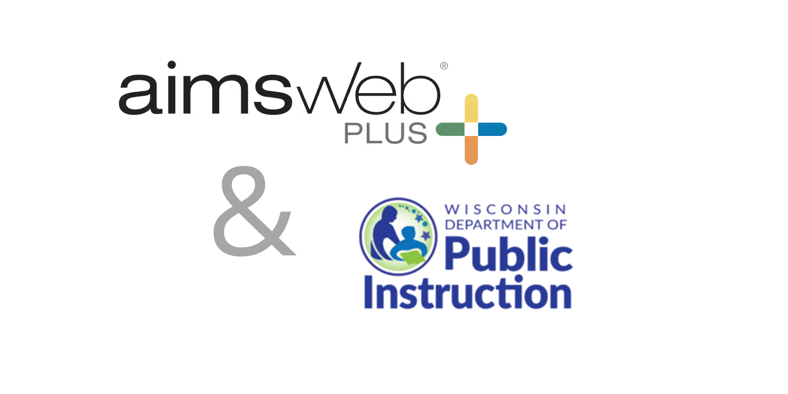 aimswebPlus Wisconsin partnership logo