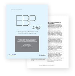 Evidence-based practice briefs
